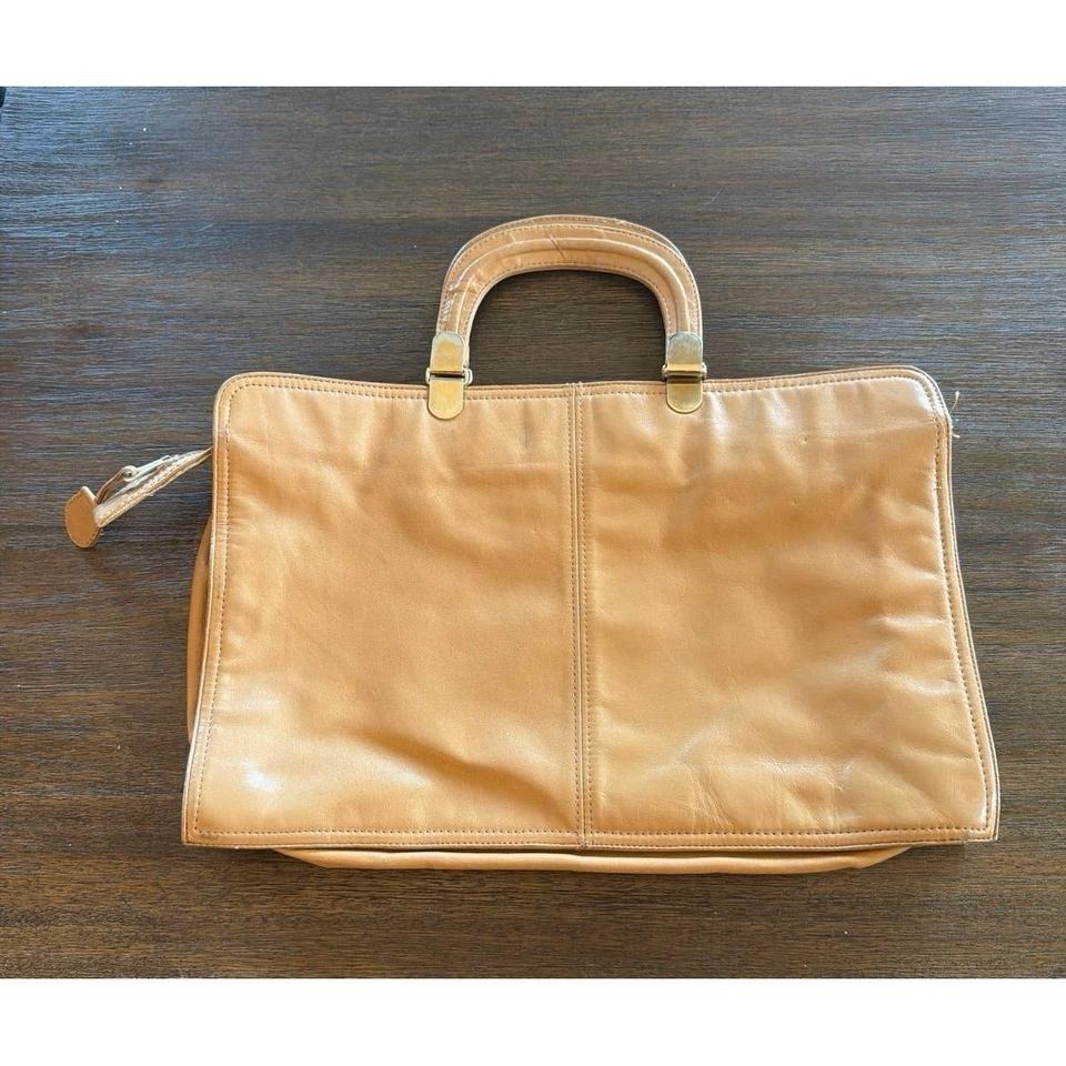Genuine Leather Dayton's Tan Handbag Purse Vintage